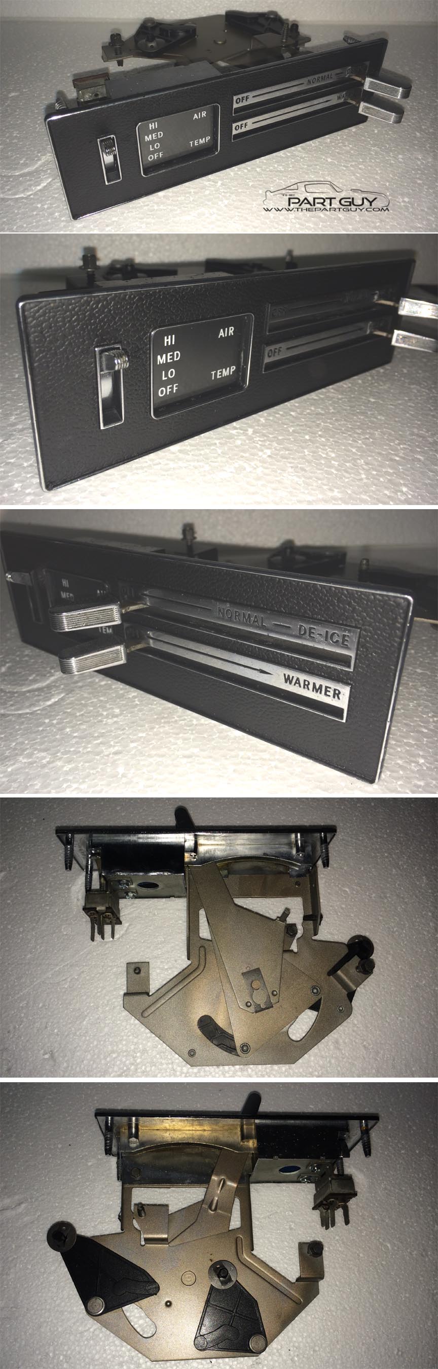 thumbnail image 2 of Rebuilt 1970-1972 GTO LeMans A/C Heater Control – Bench Tested By The Part Guy 2 of 5