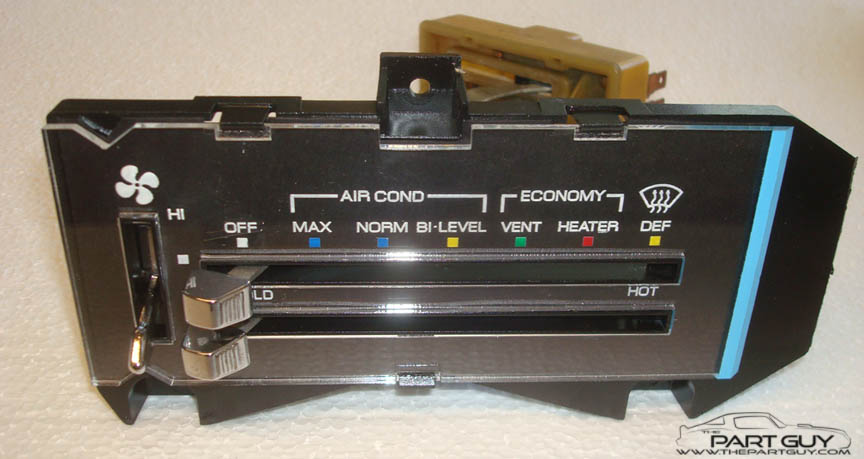 1976-1981 Camaro Heater Control Backing Plate – Reproduction – For AC Or Non-AC – Made In Georgia