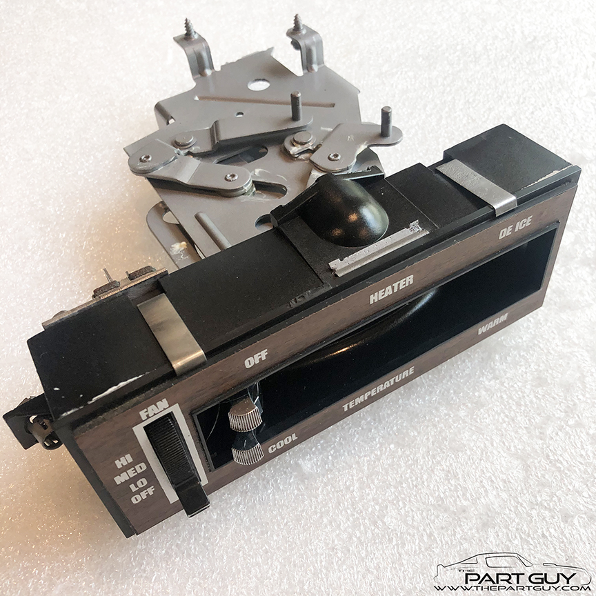 thumbnail image 2 of Professionally Rebuilt A/C Heater Control Head - 1969-72 Buick Skylark/GS & 69-70 Electra 2 of 5